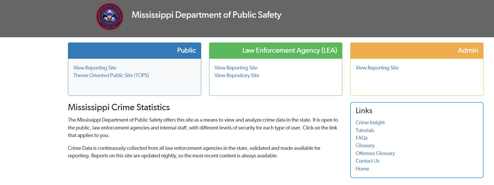 MS Crime Stats